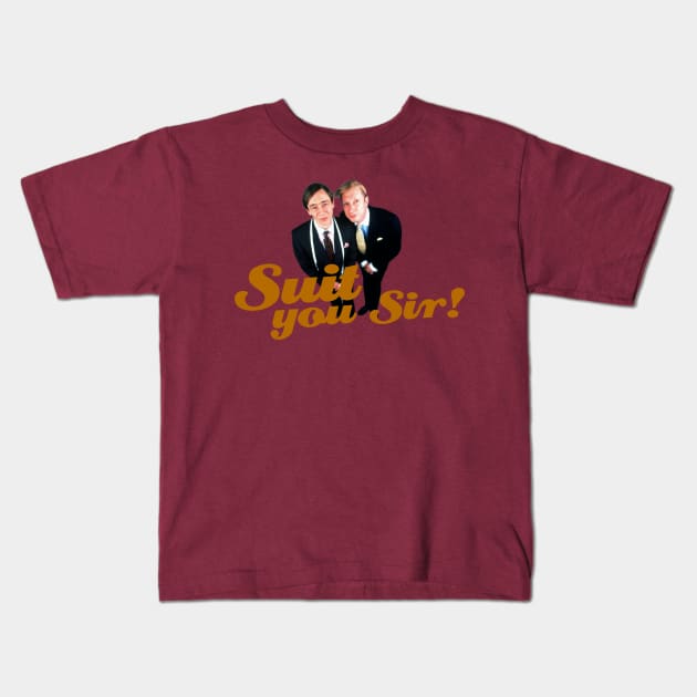 Suit You Sir Kids T-Shirt by Meta Cortex